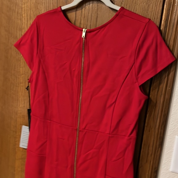 Felicity & Coco by Nordstrom red fitted back zipper dress size extra large - Picture 12 of 14